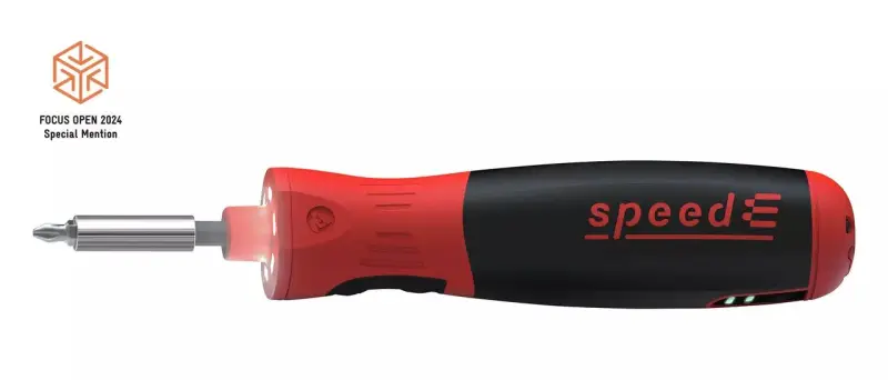 Elektrický šroubovák Wiha speedE® PocketDrive.
Vánoční edice s boxem na nástavce
a pouzdrem (WIHA47183)