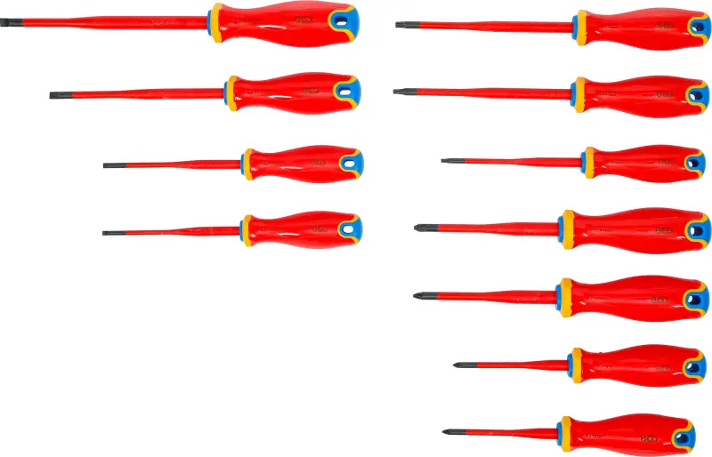 Šroubováky VDE  BGS 35851 extra tenký hrot. Sada 11 ks. (BGS1035851)