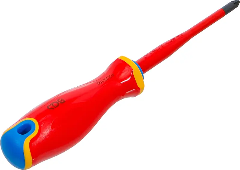 Šroubovák VDE BGS 35863  extra tenký hrot. Křížový PZ2 (BGS1035863)