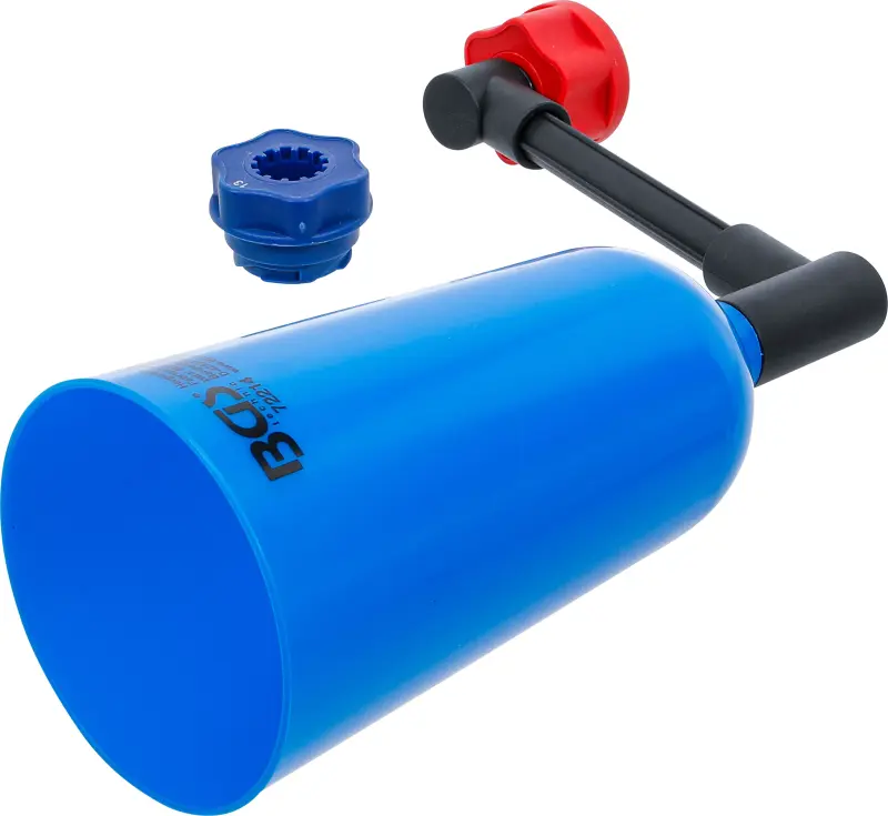 Plastový trychtýř BGS 72214 s adaptéry pro plnění oleje. Pro VAG (Sada 6 dílů) (BGS1072214)