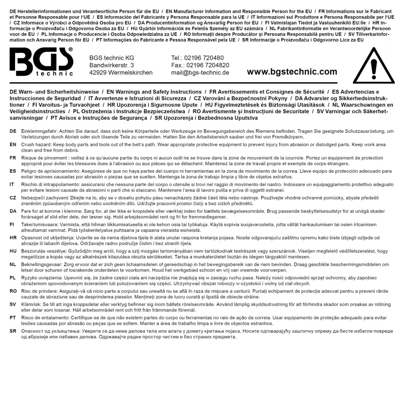 Nástroj pro seřizování rozvodového řemene BGS 74609 pro motory PSA 1,0 a 1,2 l (BGS1074609)