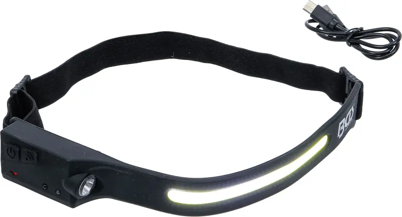 Svítilna - čelovka LED-COB BGS 85355 s pohybovým senzorem (BGS1085355)