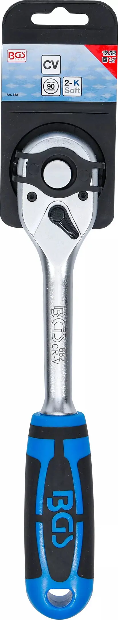 Oboustranný pilník s rovným designem a jemnými zuby 12,5 mm (1/2")