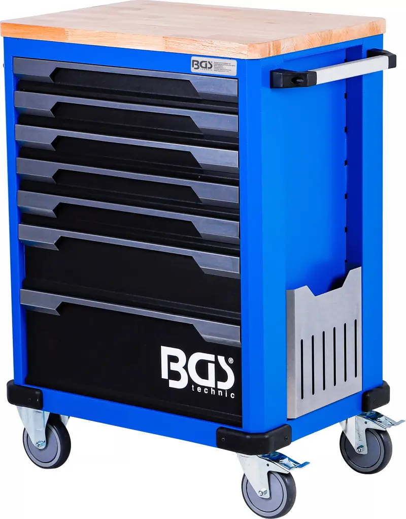 Dílenský vozík 7 zásuvek prázdný