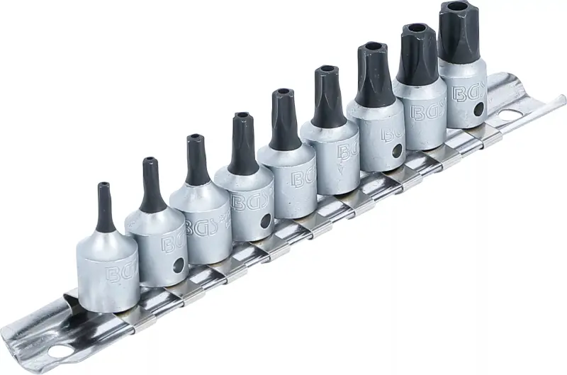 Sada bitů 6,3 mm (1/4") TS-Star tamperproof (pro Torx Plus) 9 ks