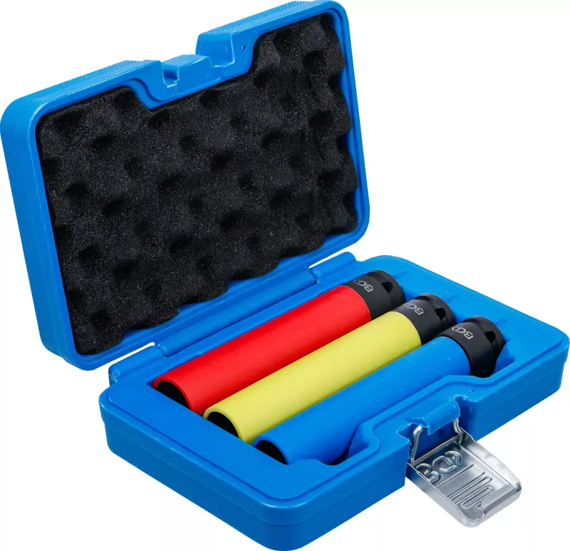 Ochranná sada klíčů extra hluboká 12,5 mm (1/2") pohon 17 / 19 21 mm 3 ks.