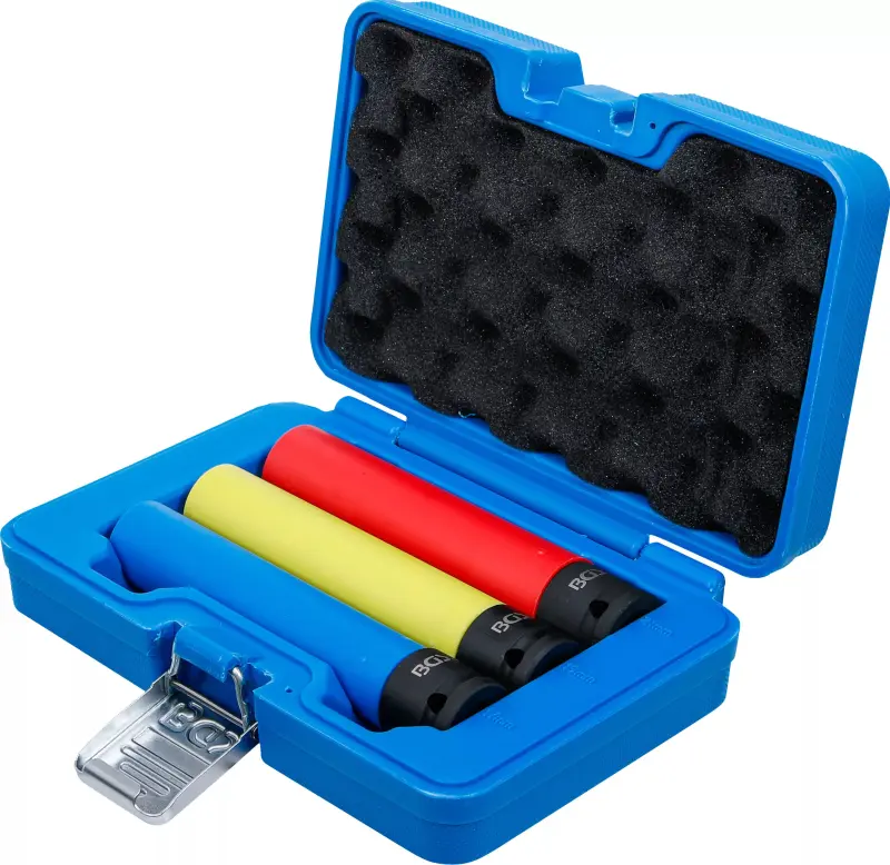 Ochranná sada klíčů extra hluboká 12,5 mm (1/2") pohon 17 / 19 21 mm 3 ks.