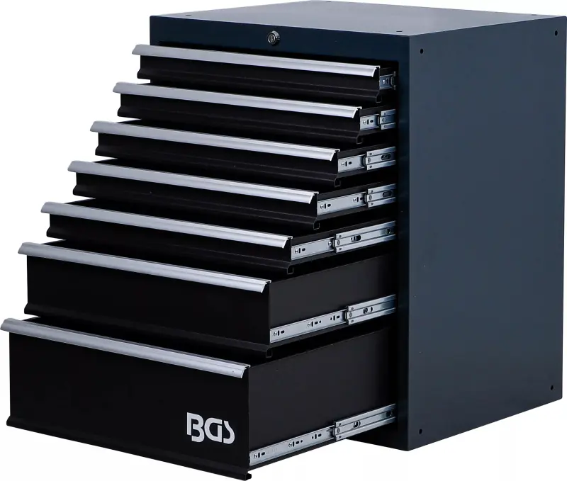 Spodní skříňka se 7 zásuvkami, prázdná