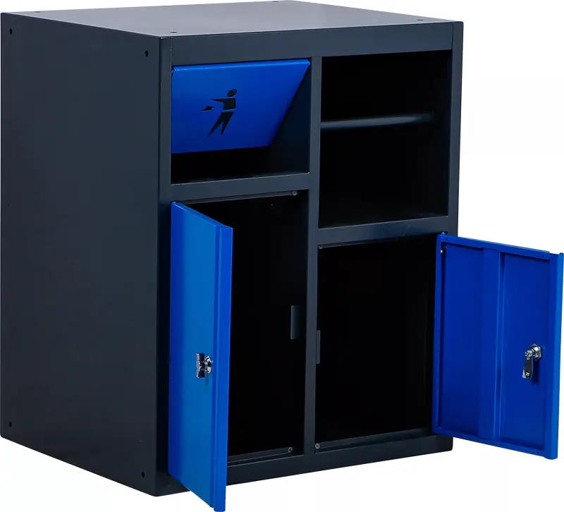 Spodní skříňka s držákem na papírové ručníky a modulem na odpadkový koš