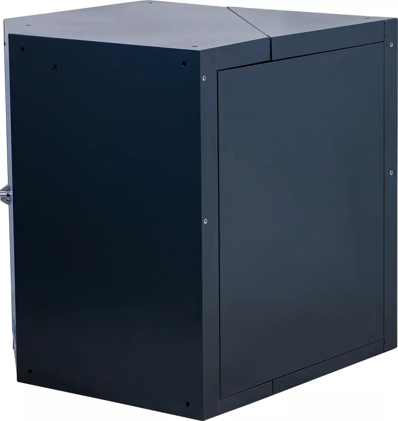 Dílenská skříňka s jednokřídlými dveřmi, rohová spodní skříňka