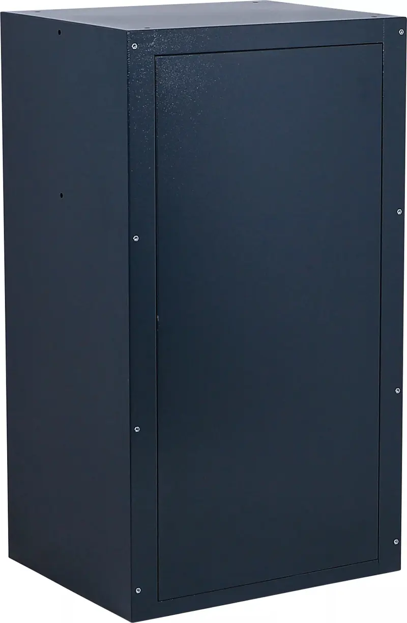 Dílenská skříň s dvojitými křídlovými dveřmi a 2 přihrádkami