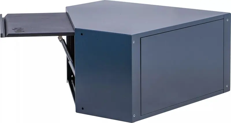 Nástěnná skříň s předním víkem, rohová spodní skříň