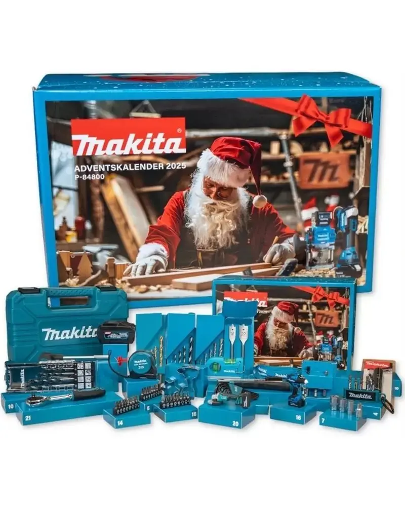 Makita Adventní kalendář s nářadím, Cristmas 2025, P-84816