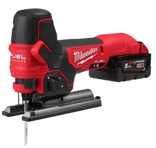 Aku přímočará pila Milwaukee M18 FBJS-502X, 2x aku M18 B5 + M12-18 FC + kufr, 4933500556
