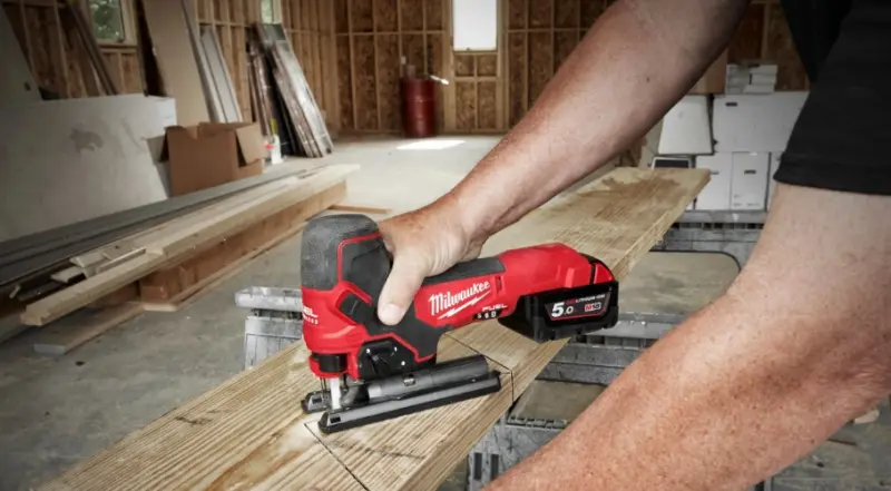 Aku přímočará pila Milwaukee M18 FBJS-502X, 2x aku M18 B5 + M12-18 FC + kufr, 4933500556