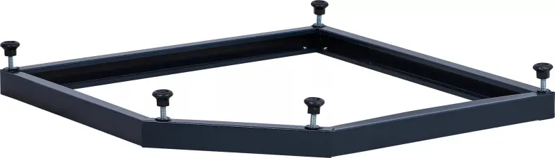 Spojovací rohový rám - spodní část BGS 80222. Výškově nastavitelný (BGS1080222), BGS1080222