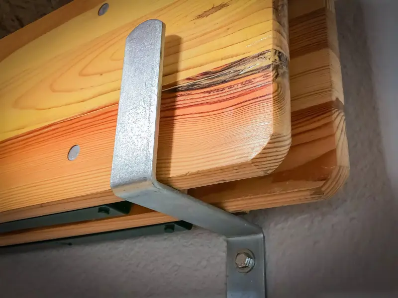 Nástěnné háky Kraftmann pro pivní zahradní sety. 4 díly BGS 8815 (BGS1088315), BGS1088315