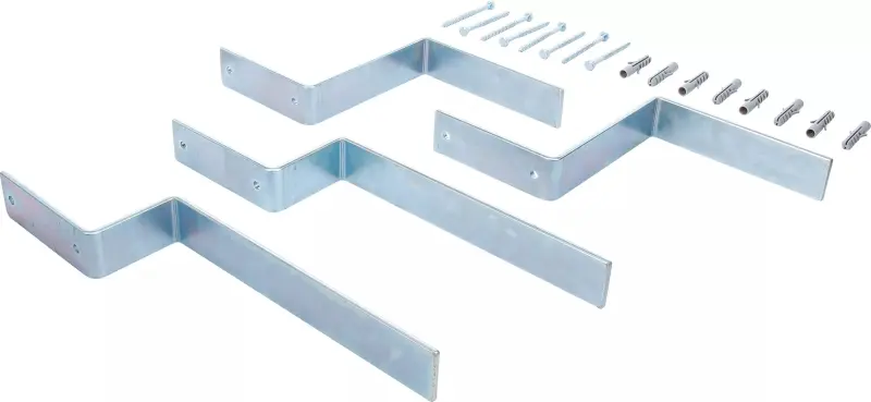 Nástěnné háky Kraftmann pro pivní zahradní sety. 4 díly BGS 8815 (BGS1088315), BGS1088315