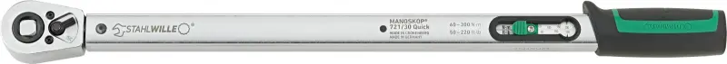 Momentový klíč 1/2" Stahlwille Standard MANOSKOP® 721/30 QUICK (60 ÷ 300 Nm)