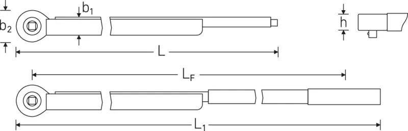 Momentový klíč 3/4