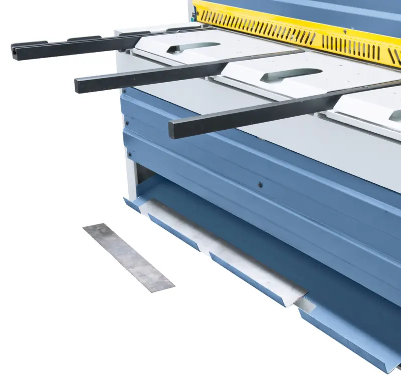 Tabulové elektromechanické nůžky Bernardo MTR 1100 x 6 mm NCC s pneu přidržovači plechu (BER062055XL)