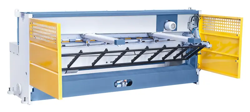 Tabulové elektromechanické nůžky Bernardo MTR 1360 x 6 mm NCC s pneu přidržovači plechu (BER062055XL0)