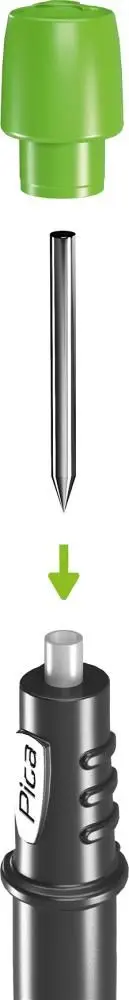 Rýsovací jehla Pica Dry 55804 z tvrdokovu pro hloubkový značkovač Pica-Dry® (EDE97564005), EDE97564005