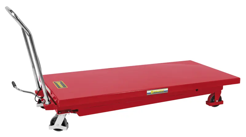 Nůžkový zvedací pojízdný stůl Bernardo TG 1000 s velkou ložnou plochou (BER071102)