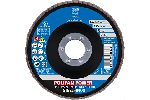 Řezné a lamelové brusné kotouče SG POWER - Pferd 125 SG STEELOX  (PF4007220654934), PF4007220654934