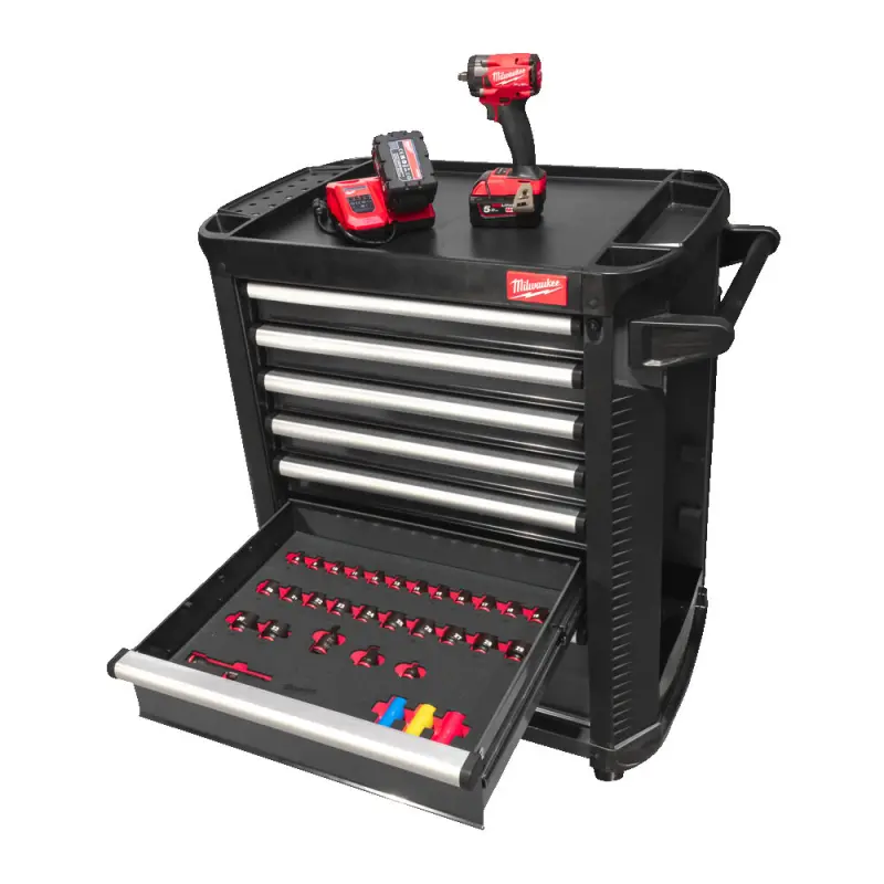 Dílenská skříň Milwaukee TOOLGUARD™ 78 cm, včetně sady nářadí – 246 dílů (MI4932500743)