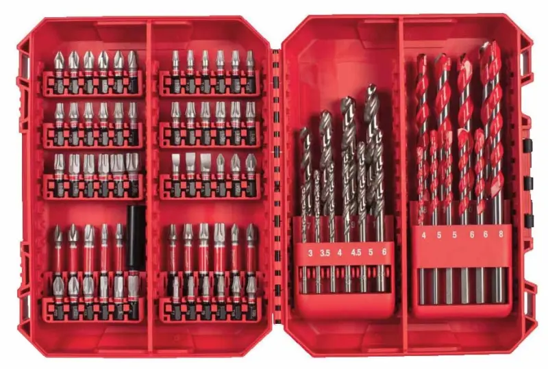Sada Milwaukee SHOCKWAVE IMPACT DUTY BIT SET (80 kusů), bity a vrtáky, 4932501309