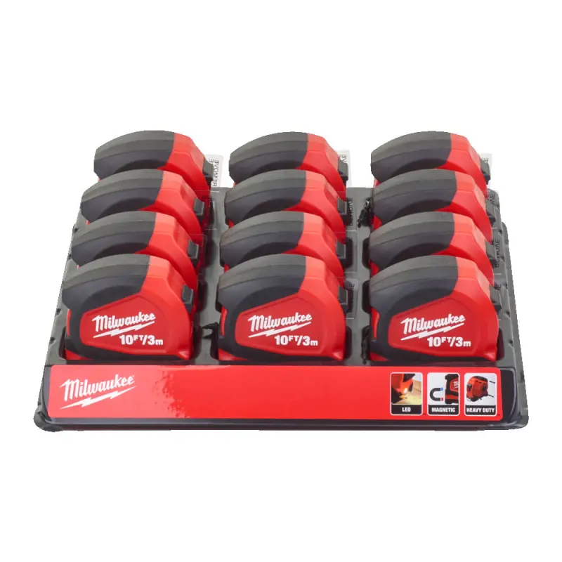 Svinovací metr Milwaukee s LED 3M, délka 3 metrů (MI4932501678), MI4932501678