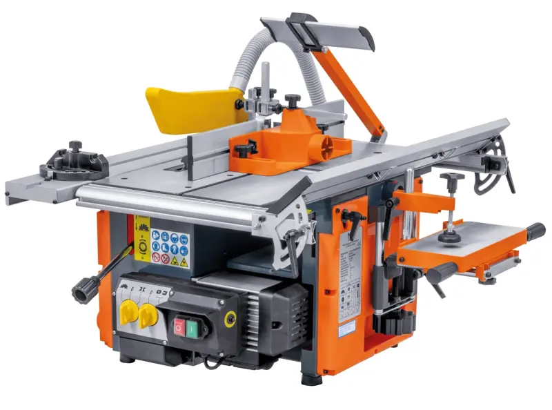 Kombinovaný stroj - píla, frézka a hobľovka s prieťahom M4P CM 150 S so základňou (230 V) (M4P3011005)