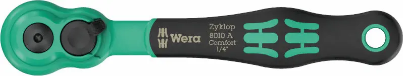 Wera 005600 Ráčna Zyklop Comfort 8010 A 1/4" s přepínací páčkou (W05005600001), W05005600001