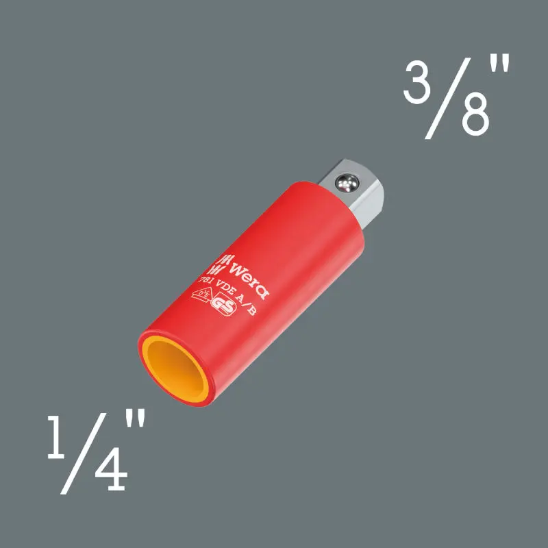 Wera 024690 Adapter 3/8" x 1/4" 781 VDE A/B, izolovaný (W05024690001)