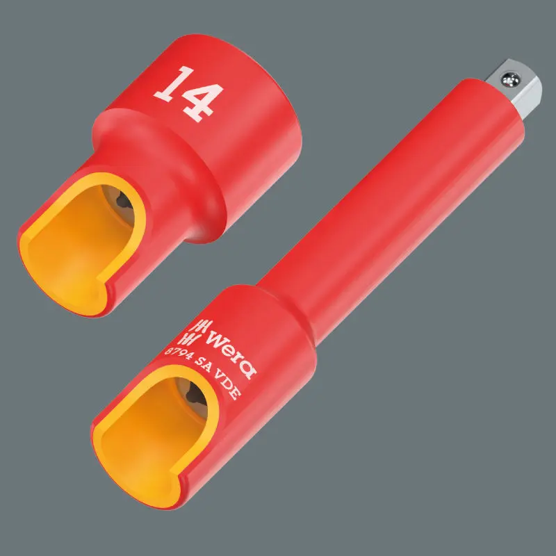 Wera 005929 Nástrčná hlavice Zyklop 1/4" 6hran 4,5 mm 8790 A VDE, izolovaná, dlouhá (W05005929001)