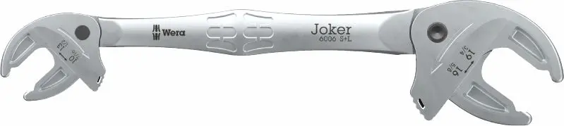 Wera 020332 Samonastavitelný oboustranný otevřený klíč 6006 Joker S/L (10 ÷ 13/7/16 ÷ 3/4") (W05020332001)