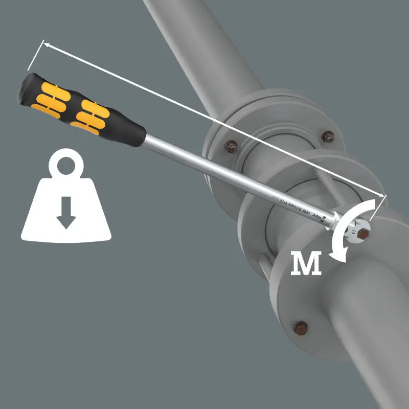 Wera 003200 Ovládací nástroj pro vkládací nástroje s upnutím 9x12 mm 9998 X-Power (W05003200001), W05003200001