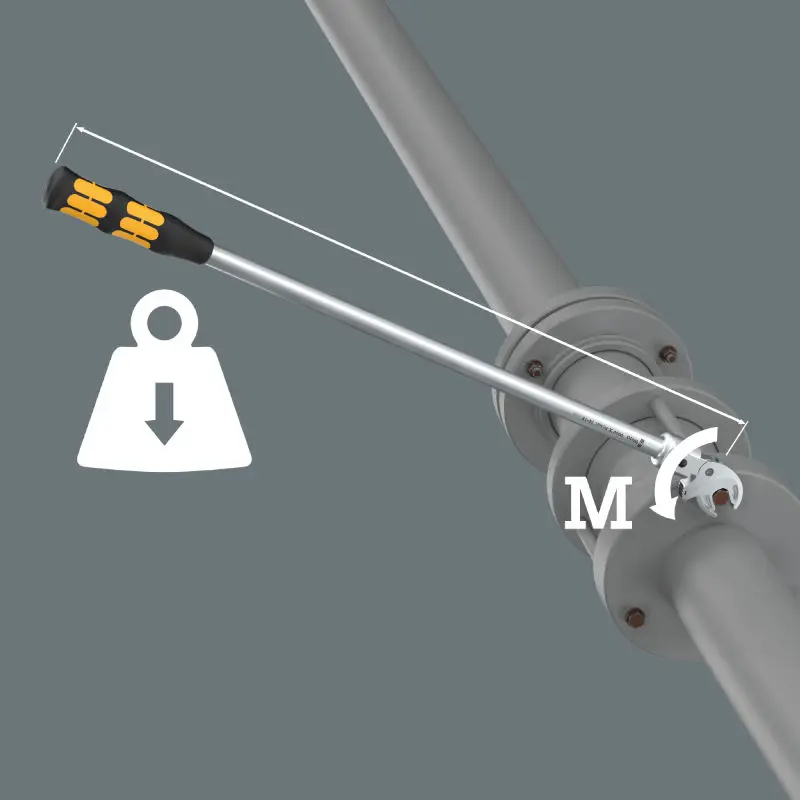 Wera 003201 Ovládací nástroj pro vkládací nástroje s upnutím 14x18 mm 9999 X-Power (W05003201001), W05003201001