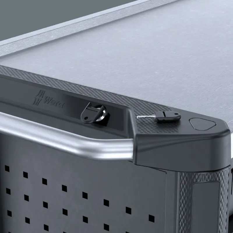 Wera 150131 Pojízdný dílenský vozík 9701 (7 zásuvek) Tool Rebel Nerez XXL 1 - 188 ks nářadí (W05150131001), W05150131001