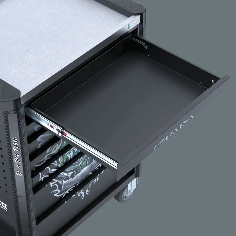 Wera 150136 Pojízdný dílenský vozík 9706 (7 zásuvek) Tool Rebel Nerez 2 - 191 ks nářadí (W05150136001), W05150136001