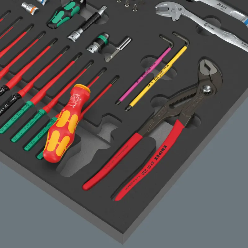 Wera 150153 Pěnová vložka 9753 Nářadí Kraftform Kompakt pro Údržbu 1 - 45 ks (W05150153001)