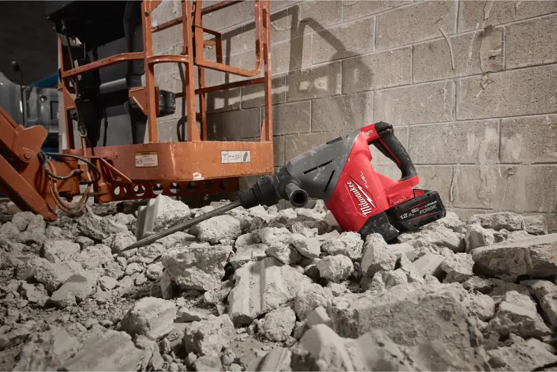 Aku vrtací a sekací kladivo Milwaukee M18 FHACO745-122C 45MM SDS-Max, ONE-KEY, 2x aku M18 FB12 + M12-18 FC + kufr,  4933493446