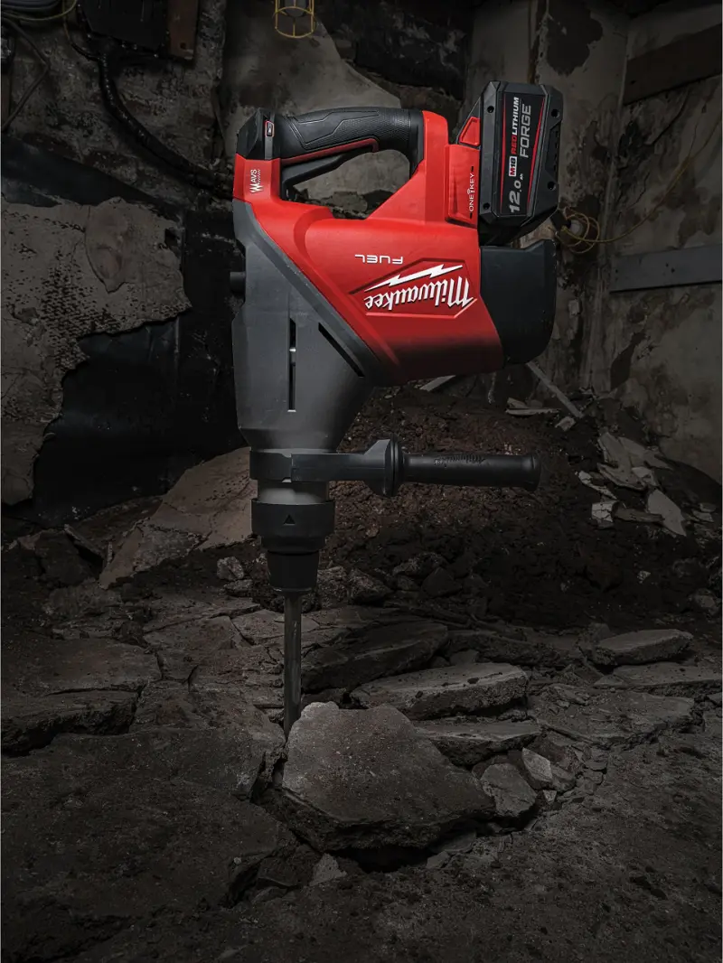 Aku vrtací a sekací kladivo Milwaukee M18 FHACO745-122C 45MM SDS-Max, ONE-KEY, 2x aku M18 FB12 + M12-18 FC + kufr,  4933493446