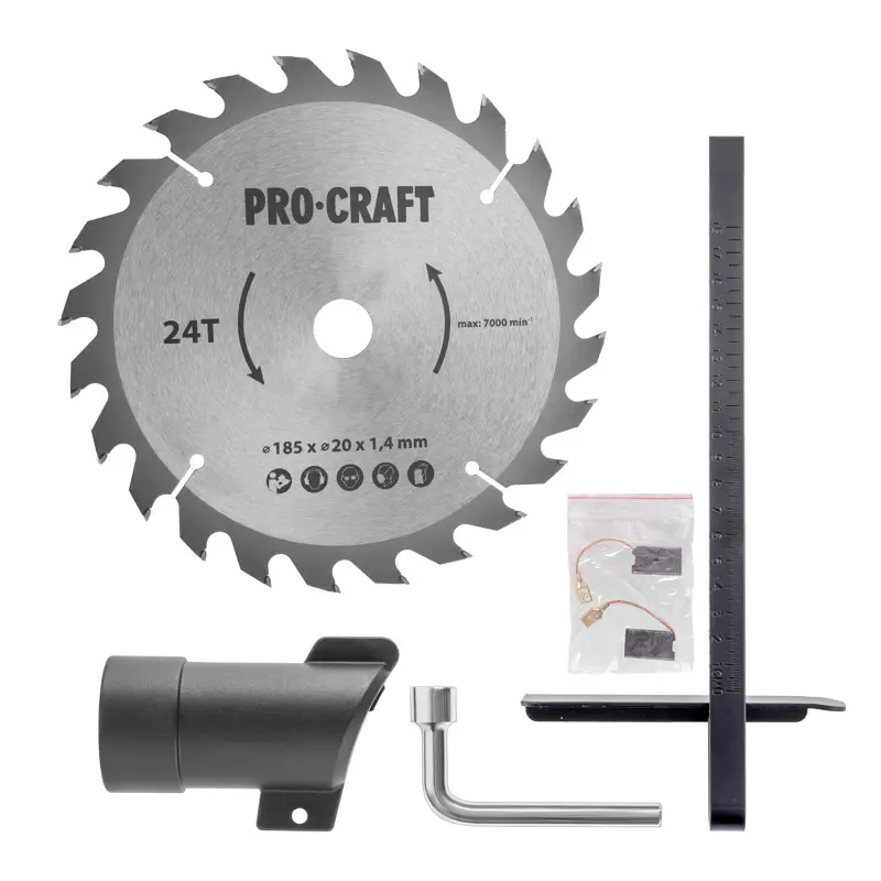 Píla kotúčová PROCRAFT KR1400, 185mm | KR1400