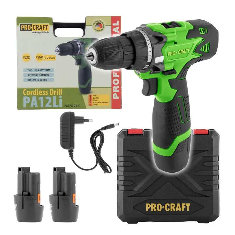 Aku vrtací šroubovák Procraft PA12Li (PRCPA12Li)