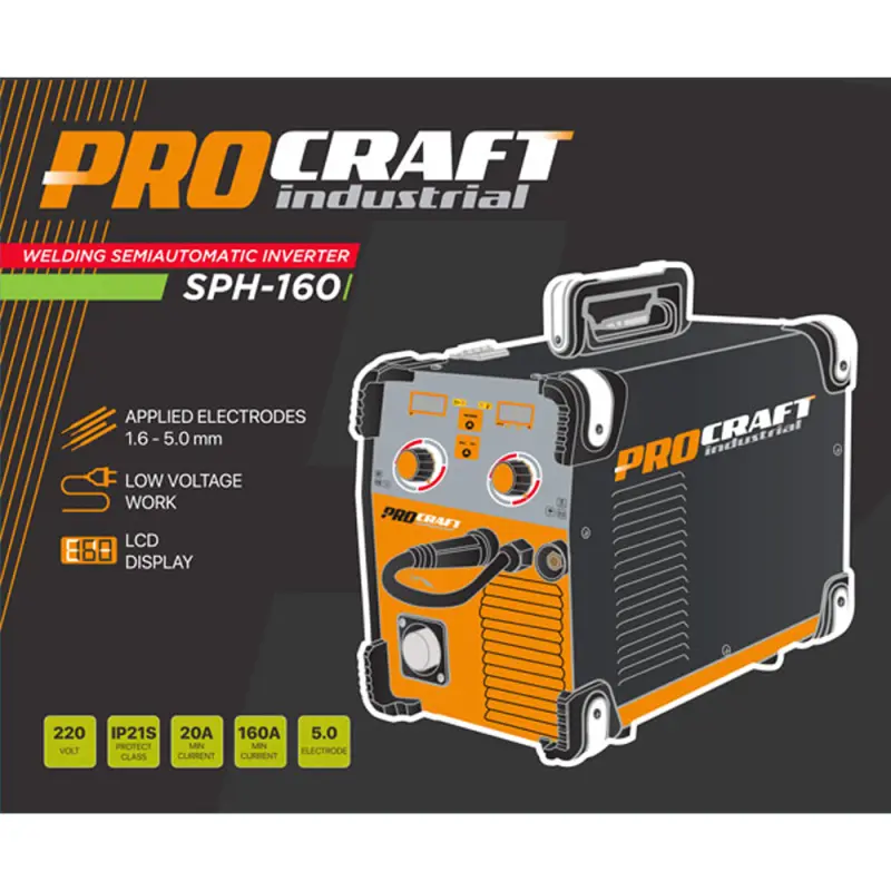Zvárací invertor Procraft SPH-160 | SPH-160