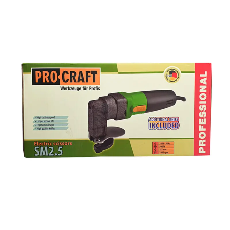 Nožnice na plech elektrické Procraft SM 2,5 | SM 2,5