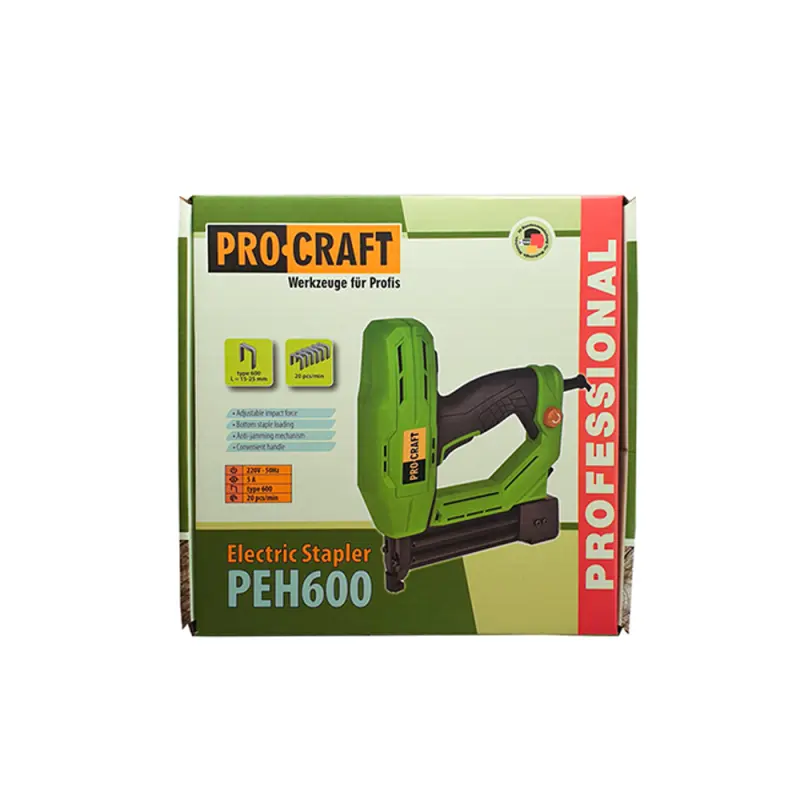 Elektrická sponkovacia pištoľ , PEH600 PROCRAFT | PEH600