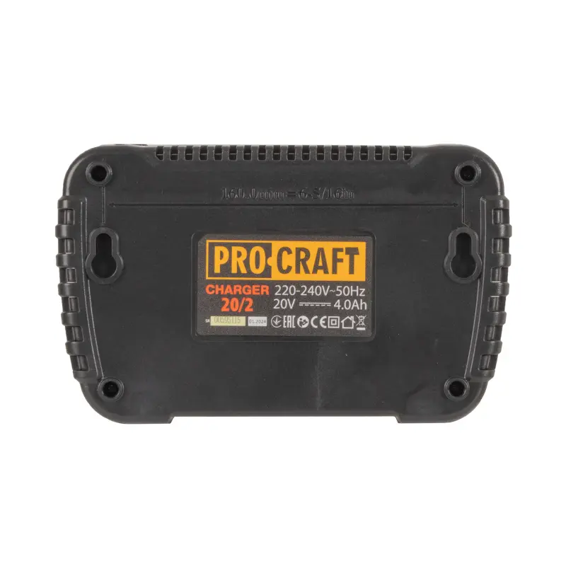 Nabíjačka pre 20V Li-ion pre 2 batérie Procraft 20/2